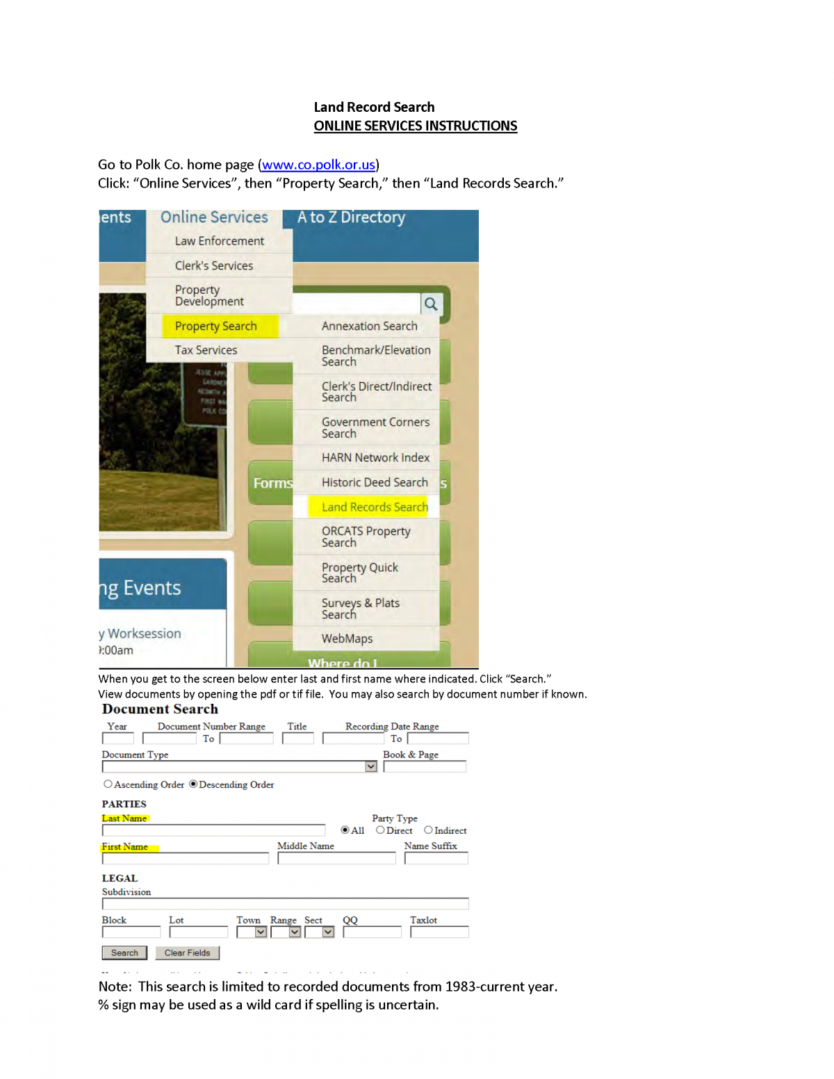 public property records polk county oregon